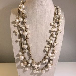 Stella and Dot Gabrielle Pearl Necklace.